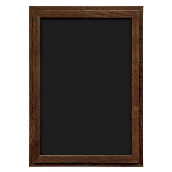 Outdoor Enclosed Combo Board, 72"x36", Black Frame/Blue & Cloud